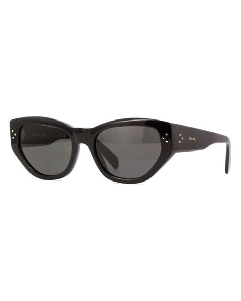 Celine Smoke Cat Eye Ladies Sunglasses CL40219I 01A 54.